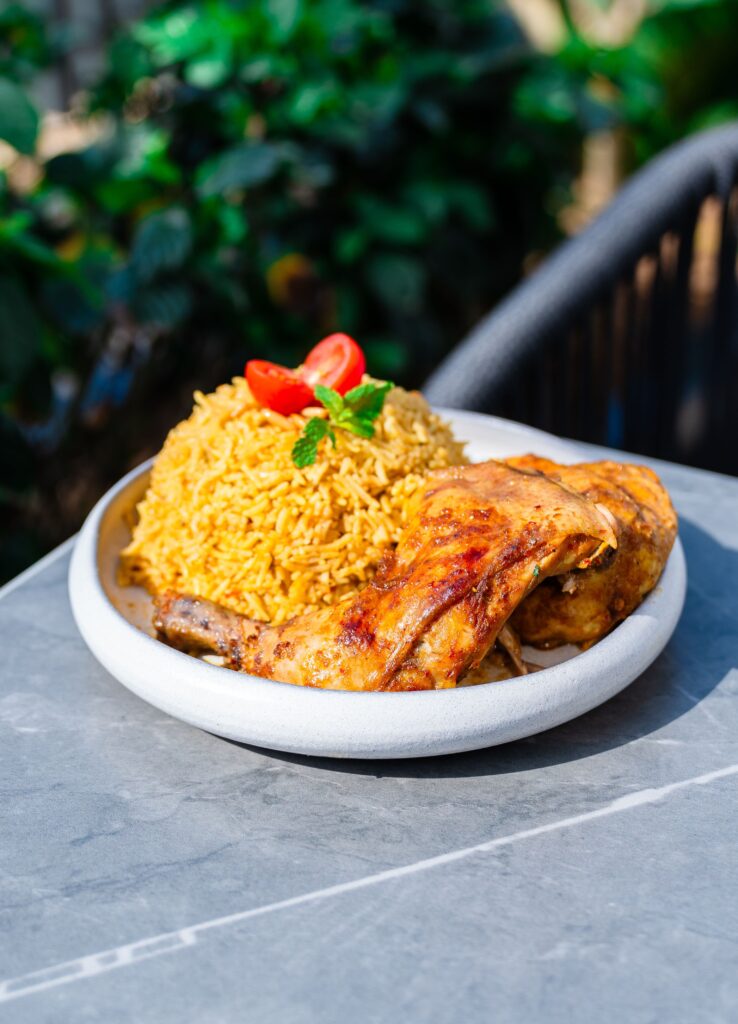 panamas famous rice and chicken meal